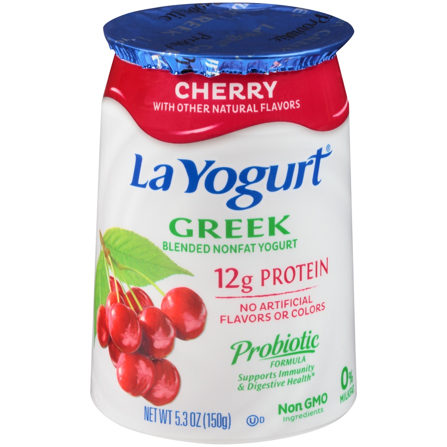 slide 1 of 1, La Yogurt Grk 5.3Z Nf Cherry, 5.3 oz