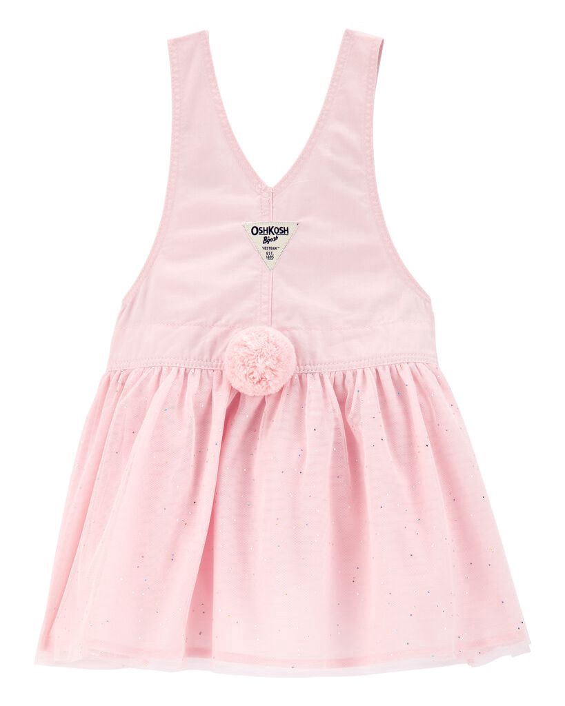 slide 2 of 3, Oshkosh Baby Bunny Glitter Jumper Dress - Pink Pink 9M, 1 ct