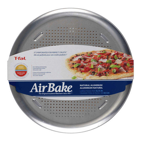 slide 1 of 1, AirBake Ultra Large Insulated Aluminum Pizza Pan, 15.75 in