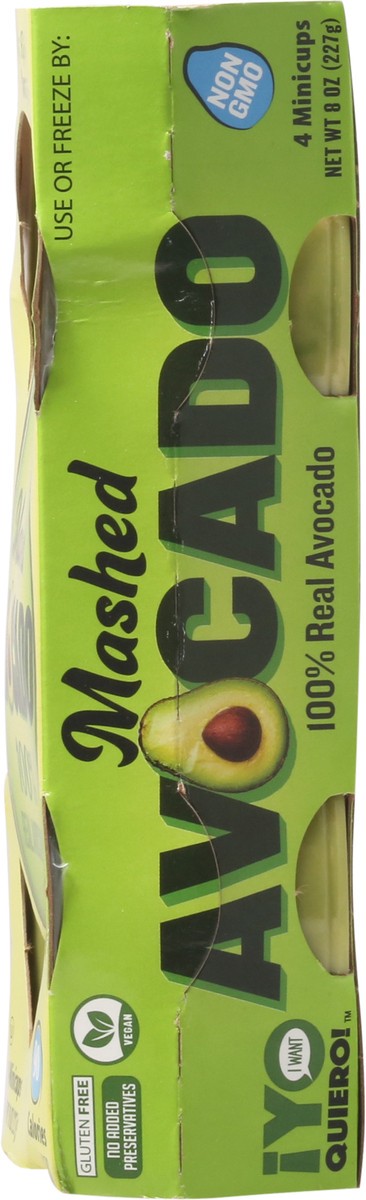 slide 5 of 13, ¡Yo Quiero! Minicups Mashed Avocado 4 ea, 4 ct
