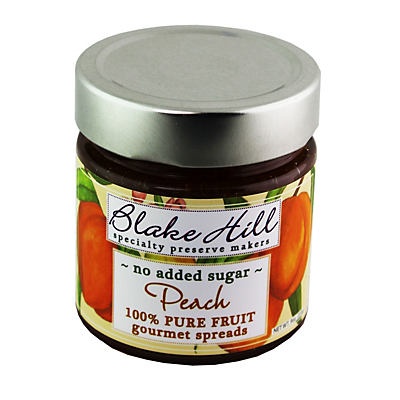 slide 1 of 1, Blake Hill Preserves No Sugar Added Peach Preserve, 8.5 oz