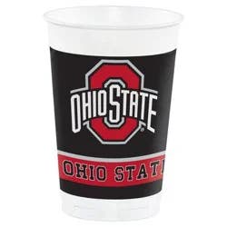 Ohio State Buckeyes University Plastic Cups
