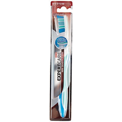 slide 1 of 1, H-E-B Expert Care Max Density Clean Medium Toothbrush, 1 ct