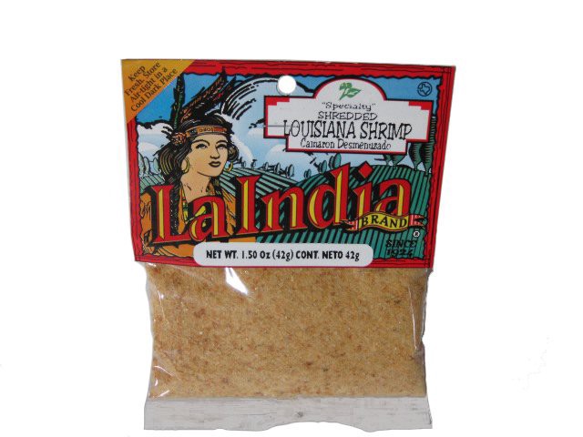 slide 1 of 1, La India Shredded Louisiana Shrimp, 1.5 oz