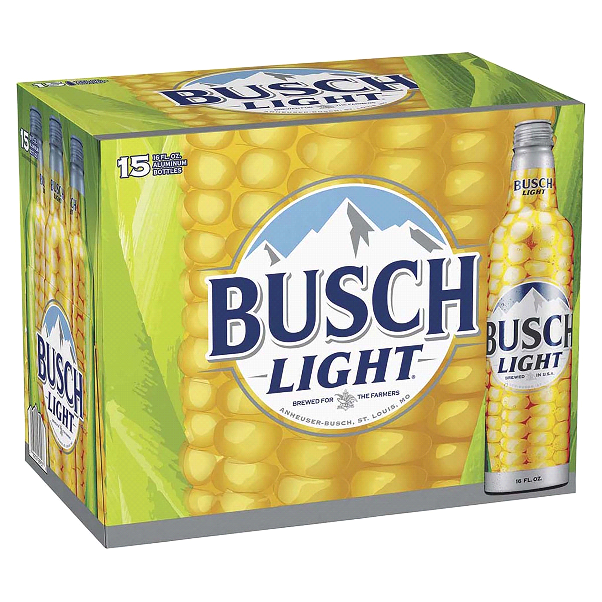 slide 8 of 9, Busch Light American Lager Beer 15 Pack, 16 fl oz Bottles, 16 oz