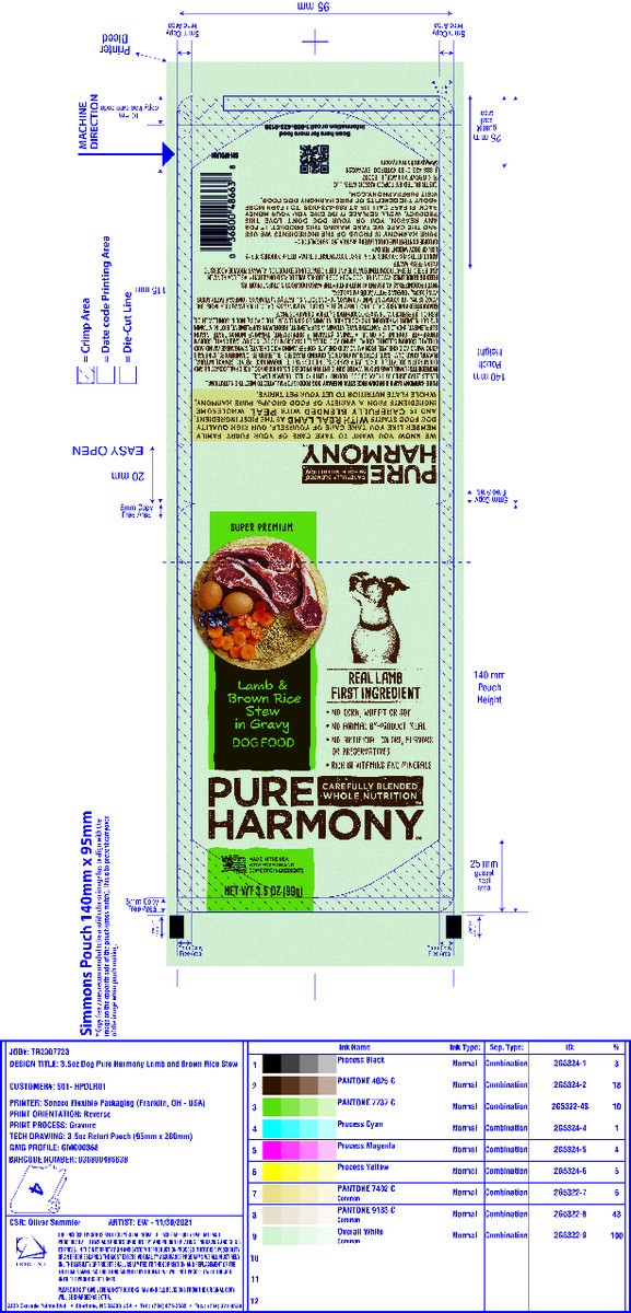 slide 15 of 16, Pure Harmony Lamb & Brown Rice Pouches, 3.5 oz