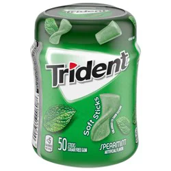 Trident Sugar Free Soft Sticks Spearmint Gum 50 ea