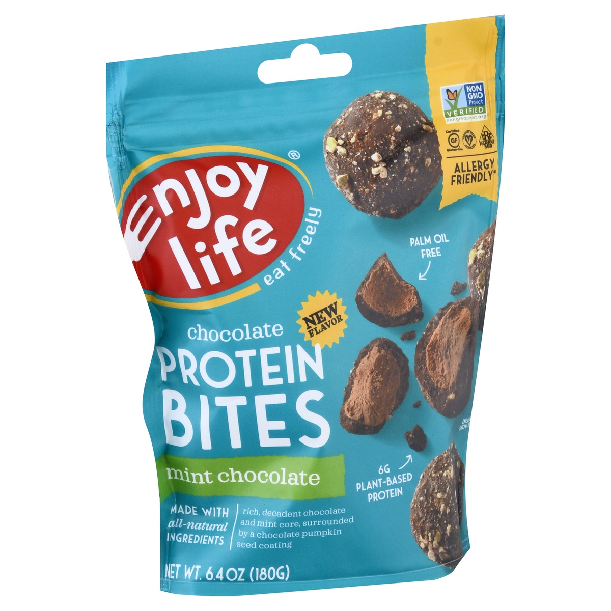 slide 2 of 10, Enjoy Life Mint Chocolate Protein Bites, 6.4 oz