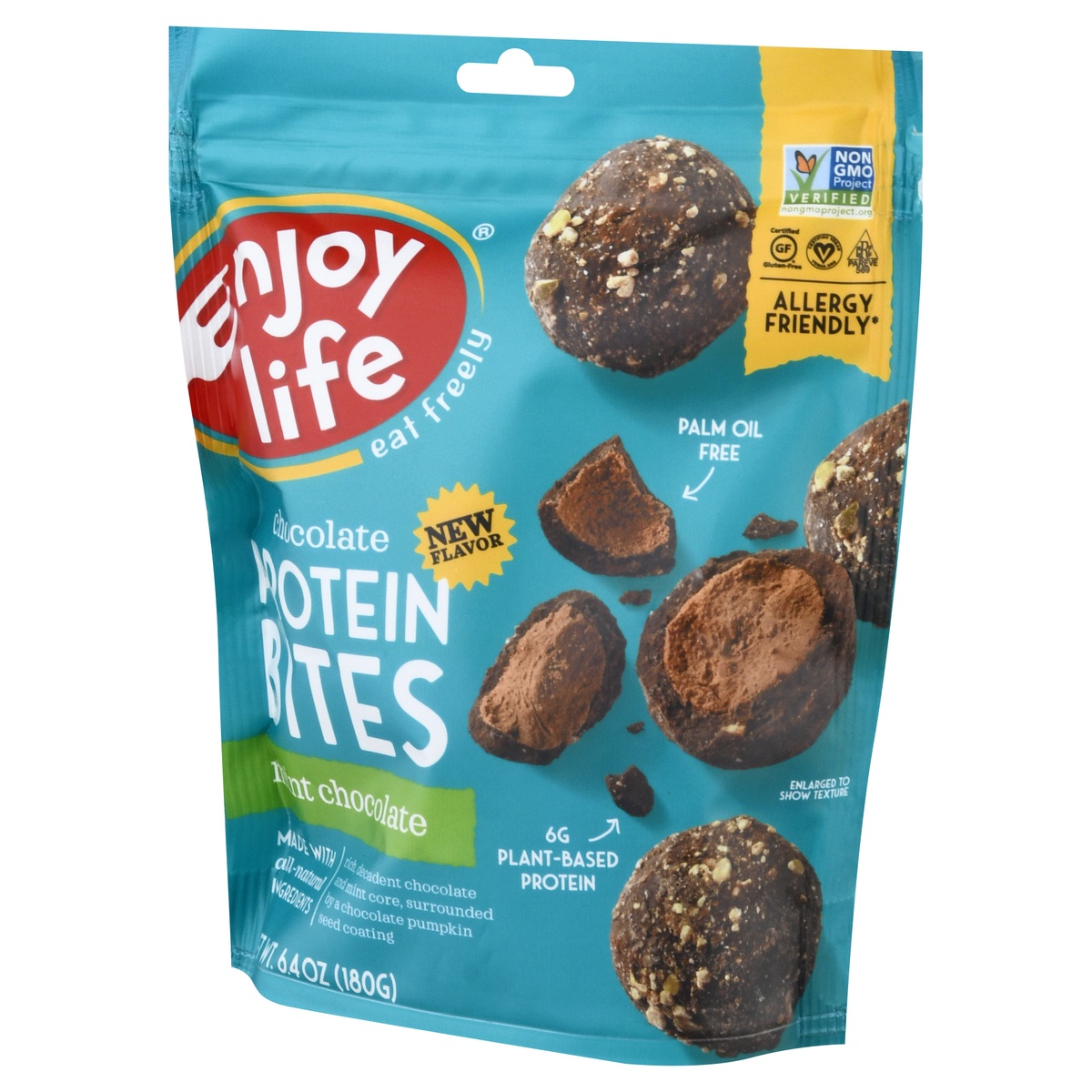 slide 3 of 10, Enjoy Life Mint Chocolate Protein Bites, 6.4 oz