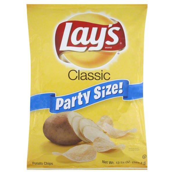 slide 1 of 6, Lay's Classic Potato Chips, 13.75 oz