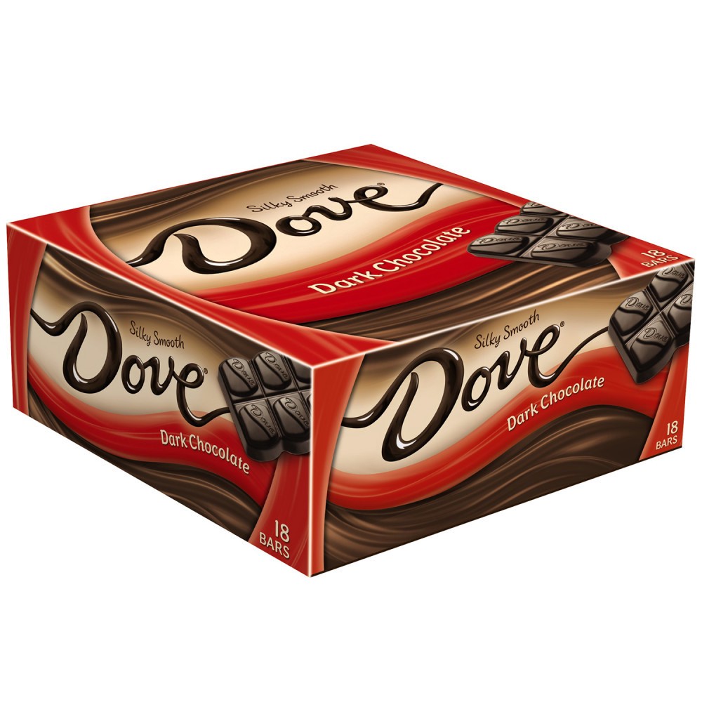 slide 7 of 8, Dove Silky Smooth Dark Chocolate 18 - 1.44 oz Bars, 18 ct