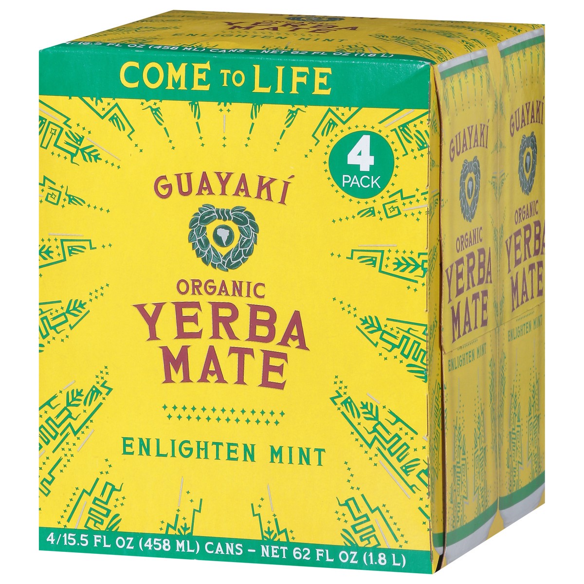 slide 2 of 9, Guayaki Organic Enlighten Mint Yerba Mate- 4 ct, 4 ct