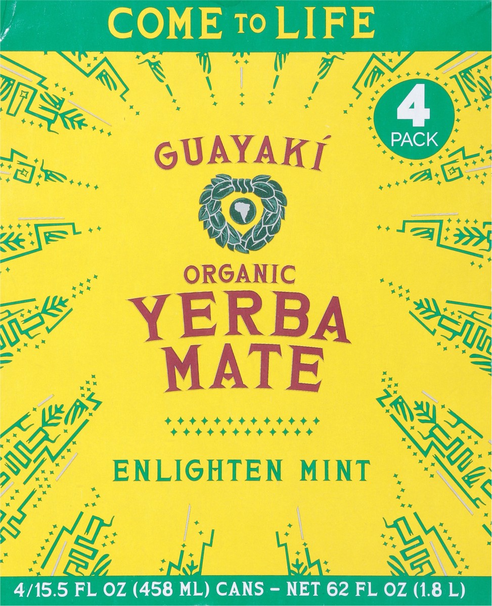 slide 3 of 9, Guayaki Organic Enlighten Mint Yerba Mate- 4 ct, 4 ct