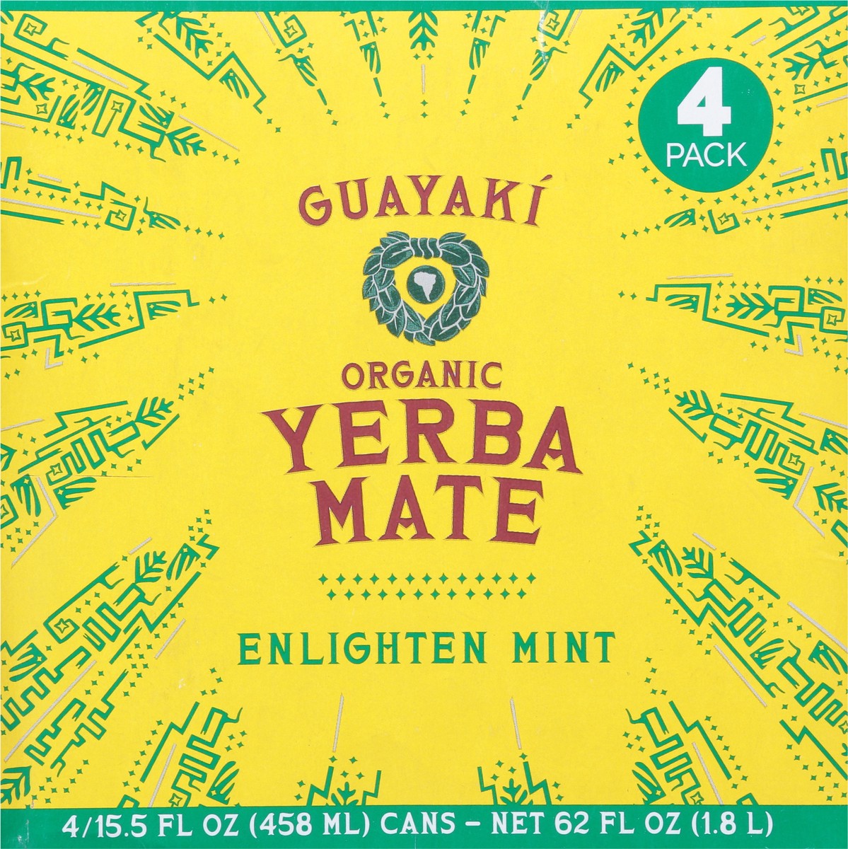 slide 4 of 9, Guayaki Organic Enlighten Mint Yerba Mate- 4 ct, 4 ct