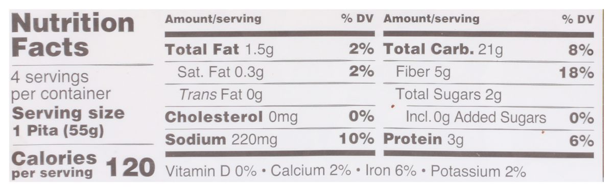 slide 3 of 9, Bfree Bread Pita Wholegr, 7.76 oz