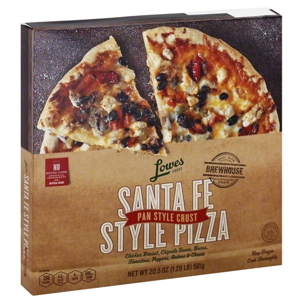 slide 1 of 1, Lowes Foods Pizza Pan Style Crust Santa Fe Style, 20.5 oz