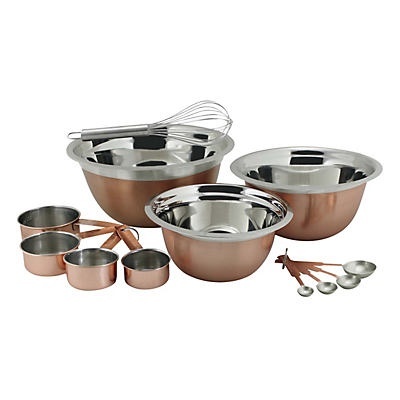 slide 1 of 1, chefstyle Copper Mix And Measuring Set, 1 ct