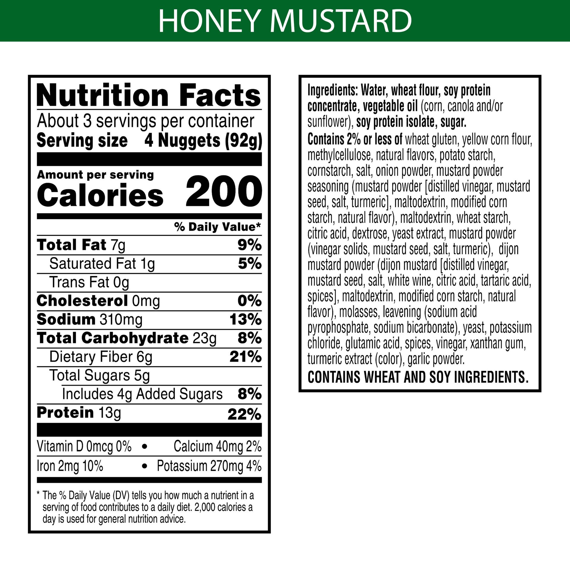 slide 3 of 5, MorningStar Farms Chik'n Nuggets, Sweet Mustard, 9.75 oz, Frozen, 9.75 oz