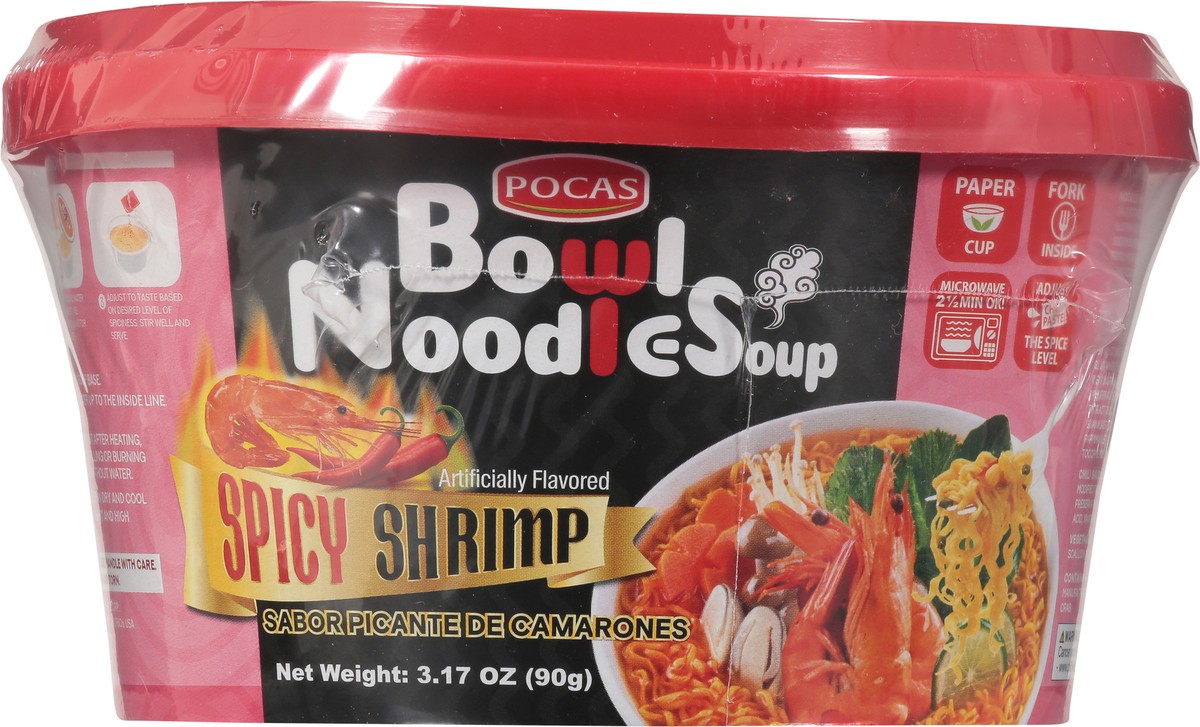 slide 7 of 13, Pocas Spicy Shrimp Bowl Noodle Soup 3.17 oz, 3.17 oz