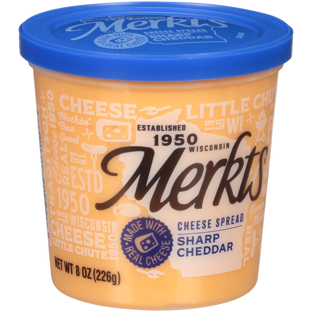 slide 2 of 11, Merkt's Cheese Spread Cheddar Cheese, 8 oz
