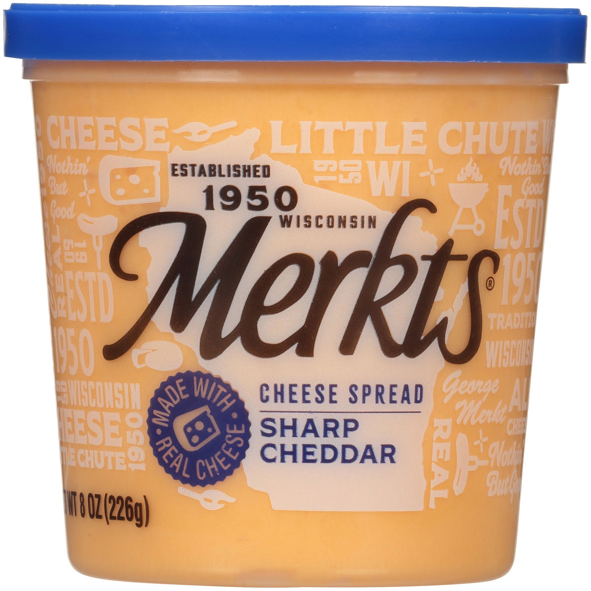 slide 9 of 11, Merkt's Cheese Spread Cheddar Cheese, 8 oz
