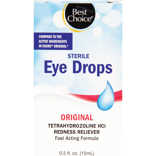 slide 1 of 1, Best Choice Original Sterile Eye Drops, 0.5 oz