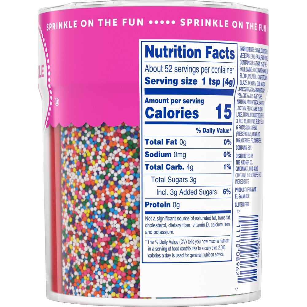 slide 2 of 5, Kroger Sprinkle Mix Shaker, 7.2 oz