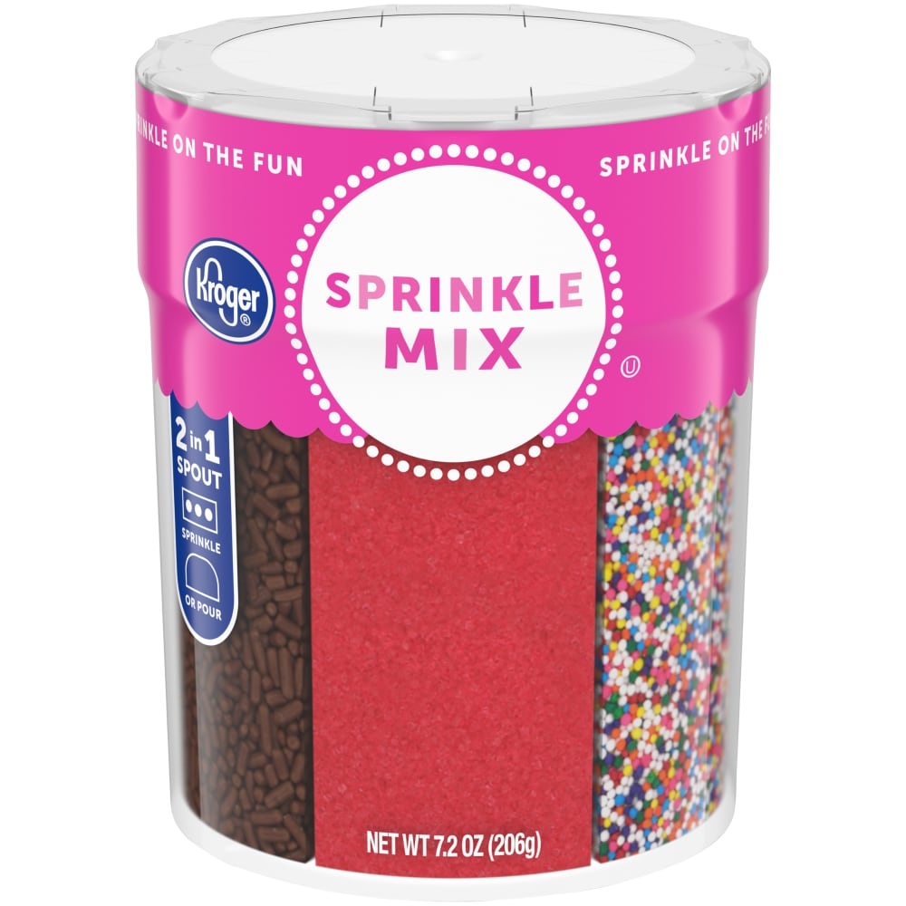 slide 1 of 1, Kroger Sprinkle Mix Shaker, 7.2 oz
