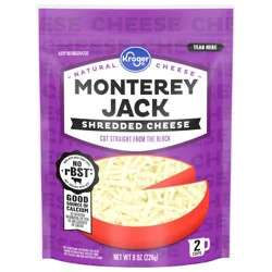 Kroger Shredded Monterey Jack Cheese