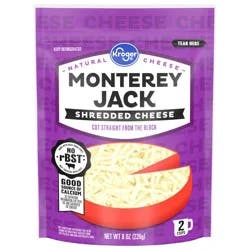 Kroger Shredded Monterey Jack Cheese