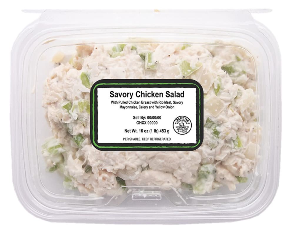 slide 2 of 2, Savory Chicken Salad Pre-Pack, 16 oz