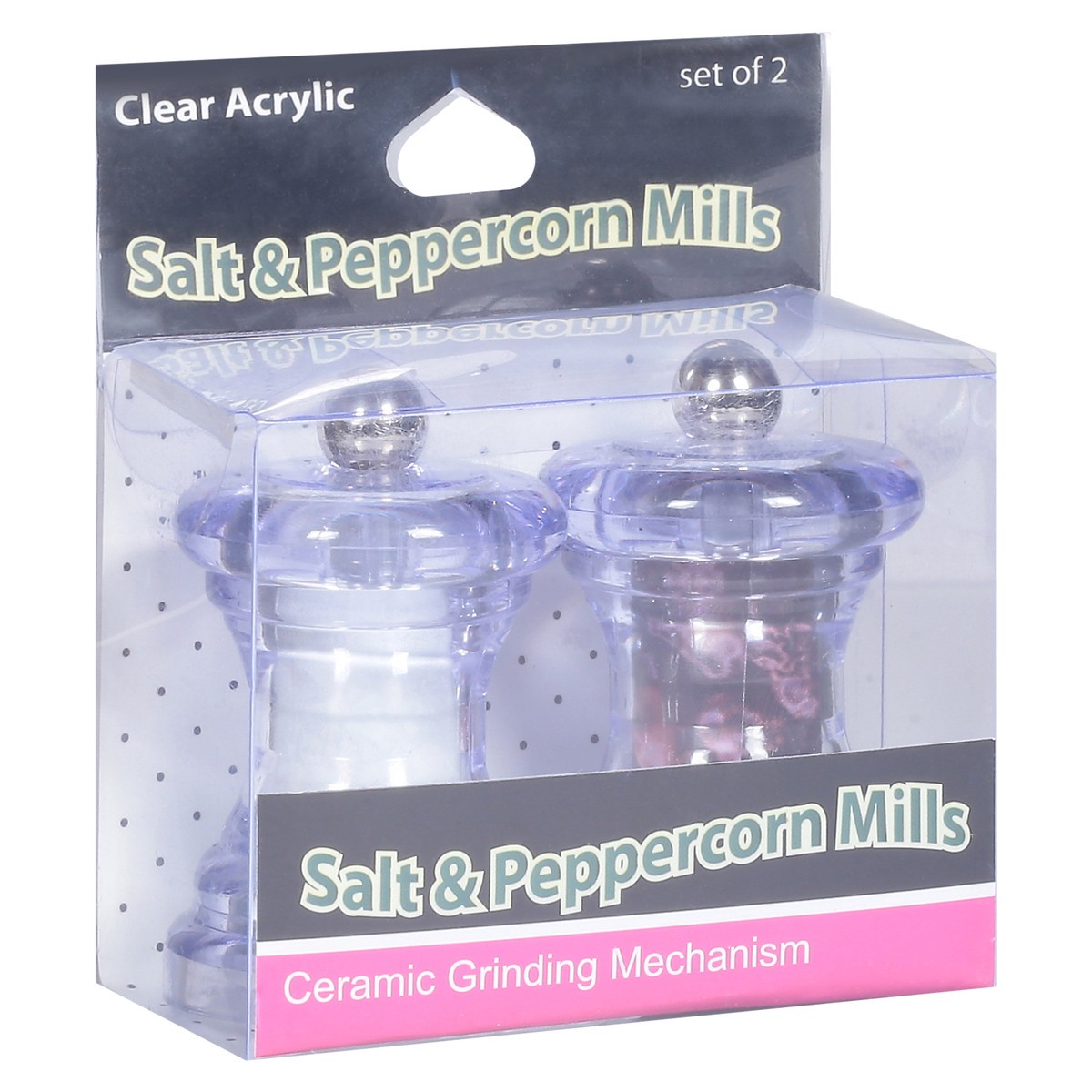 slide 5 of 11, Jacent Set of 2 Salt & Peppercorn Mills 1 ea, 1 ct