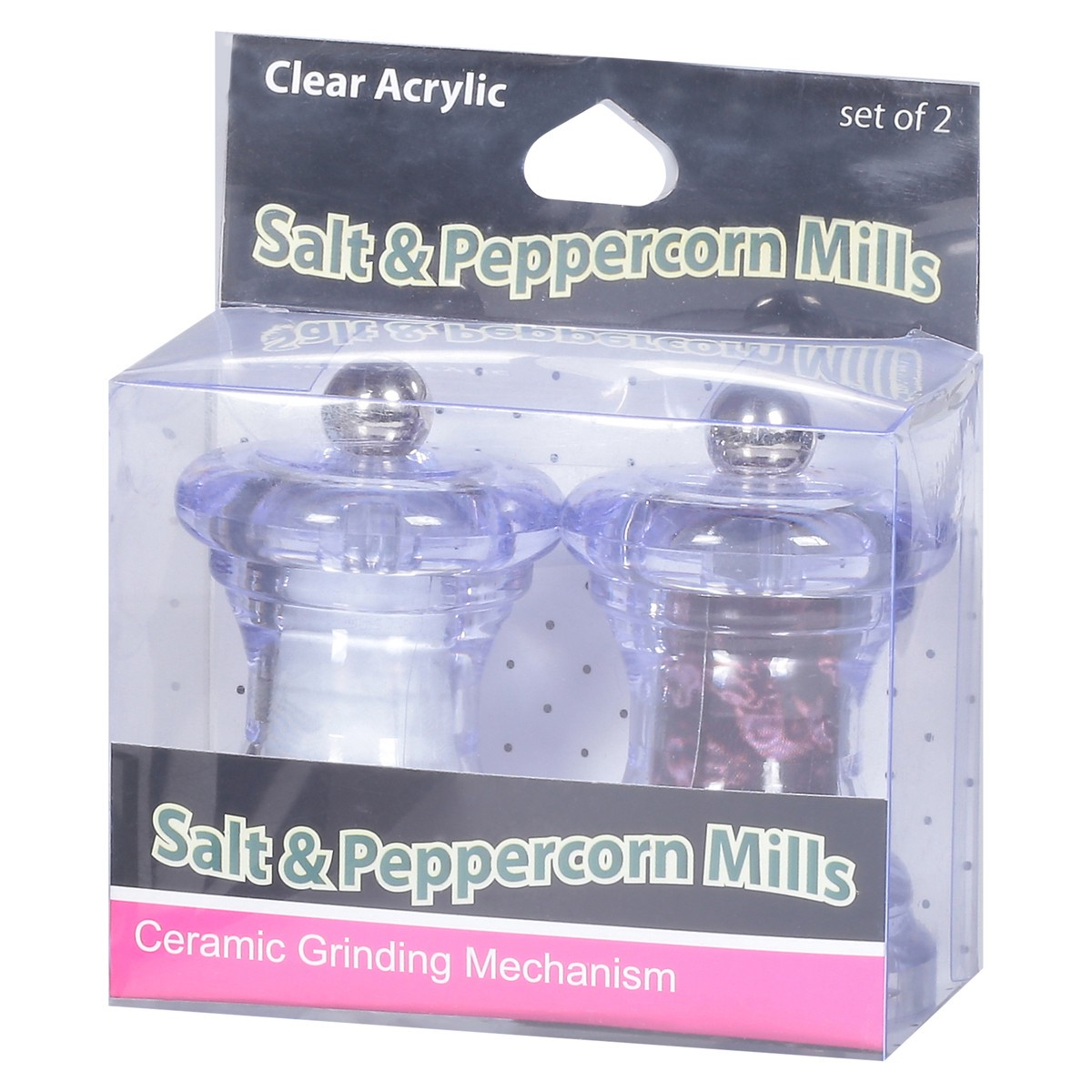 slide 6 of 11, Jacent Set of 2 Salt & Peppercorn Mills 1 ea, 1 ct