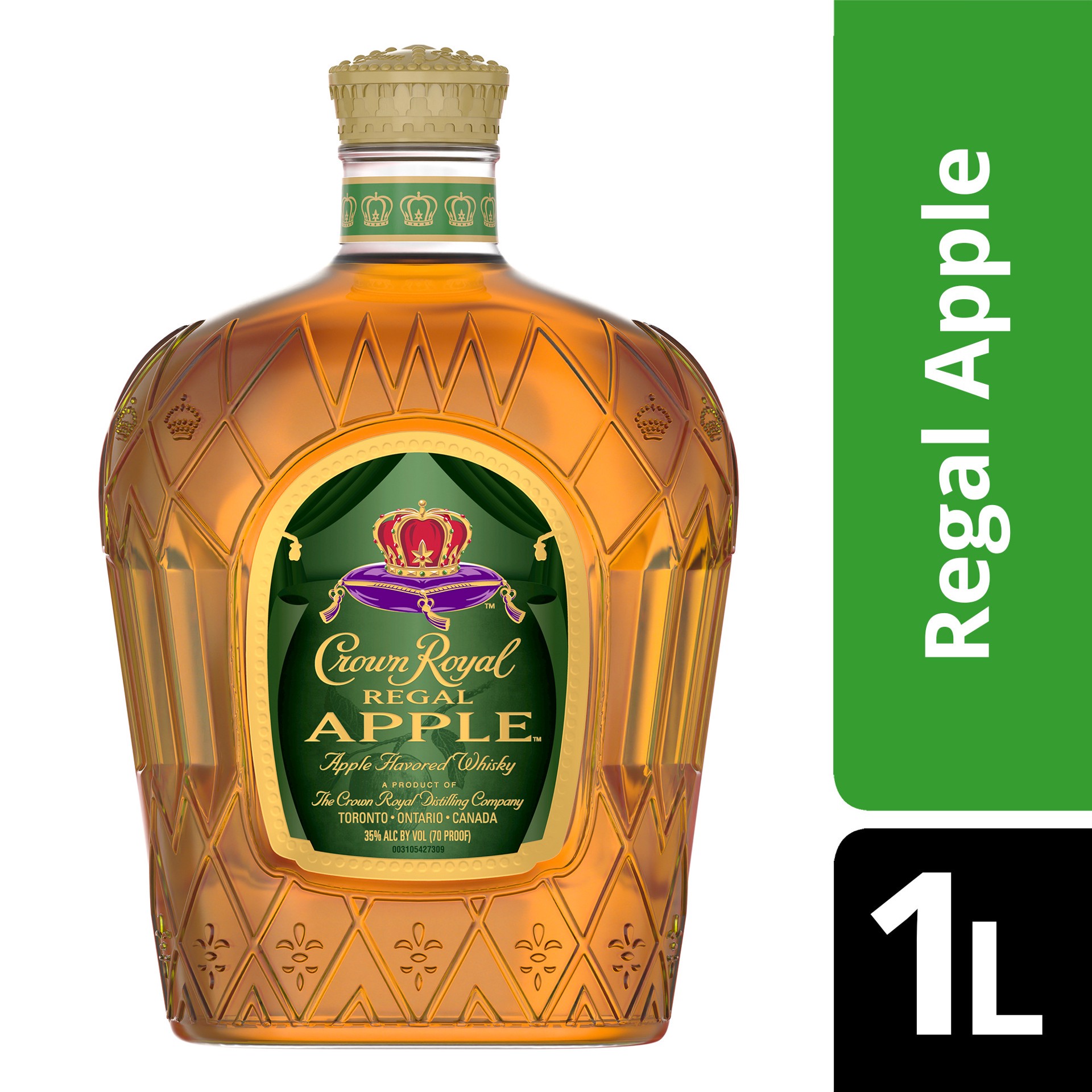 slide 2 of 8, Crown Royal Regal Apple Flavored Whisky, 1 l