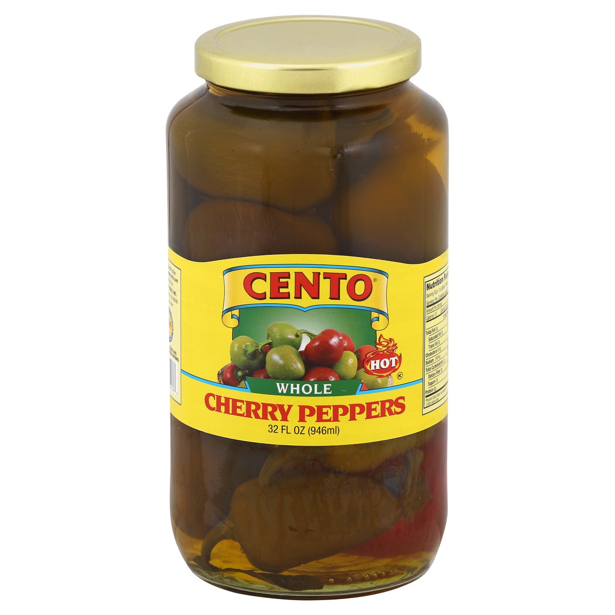 slide 7 of 8, Cento Cherry Peppers 32 oz, 32 fl oz