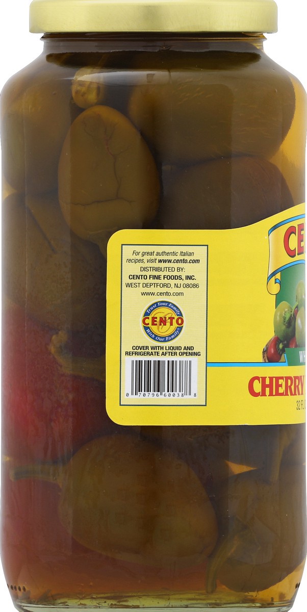 slide 5 of 8, Cento Cherry Peppers 32 oz, 32 fl oz