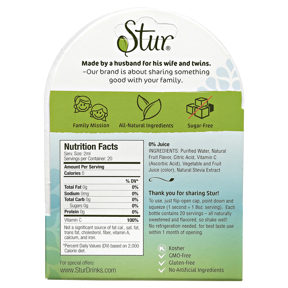 slide 2 of 2, Stur All Natural Orange Mango Liquid Water Enhancer, 1.42 oz