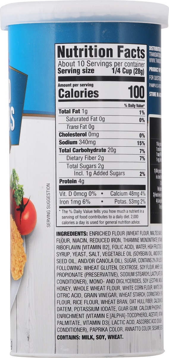 slide 8 of 9, Pampa Plain Bread Crumbs, 10 oz