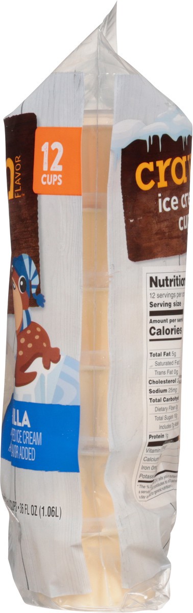 slide 10 of 15, Crav'n Flavor Vanilla Ice Cream Cups 12 - 3 fl oz Cups, 12 ct
