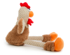 slide 12 of 14, goDog Skinny Rooster Dog Toy S/M, SM/MED