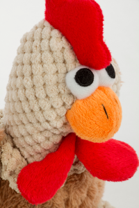 slide 3 of 14, goDog Skinny Rooster Dog Toy S/M, SM/MED