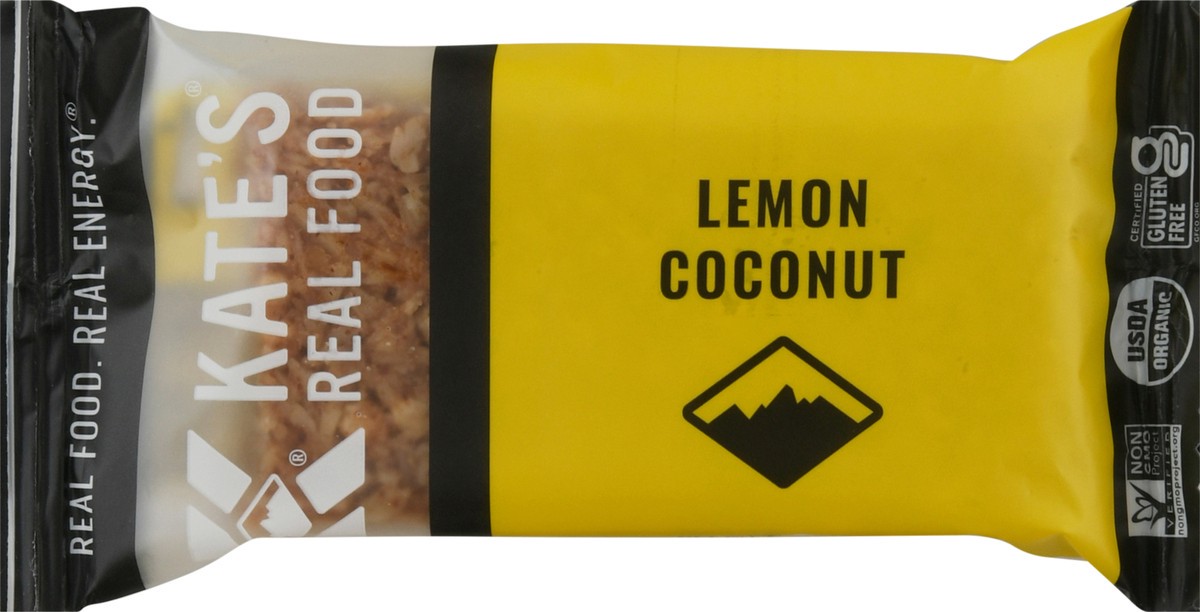 slide 5 of 9, Kate's Real Food Lemon Coconut, 2.2 oz