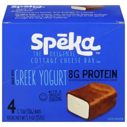 Spēka Greek Yogurt Cottage Cheese Bar - 4 x 1.3 oz Bars