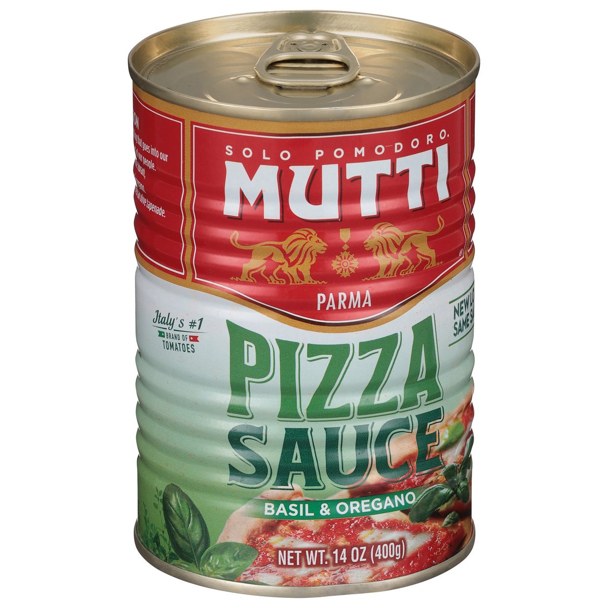 slide 9 of 9, Mutti Basil & Oregano Pizza Sauce 14 oz, 14 oz