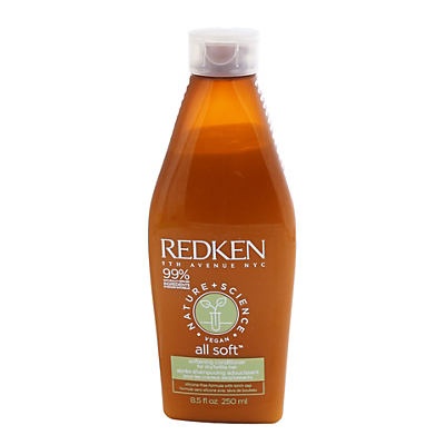 slide 1 of 1, Redken Vegan All Soft Softening Conditioner, 8.5 oz