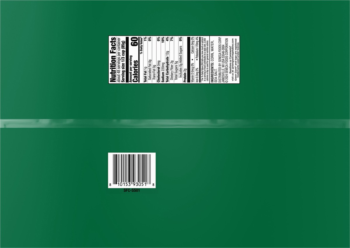 slide 2 of 9, Green Giant Steam Crisp Extra Sweet Niblets, Whole Kernel Sweet Corn, 11 oz, 12-Cans, 12 ct