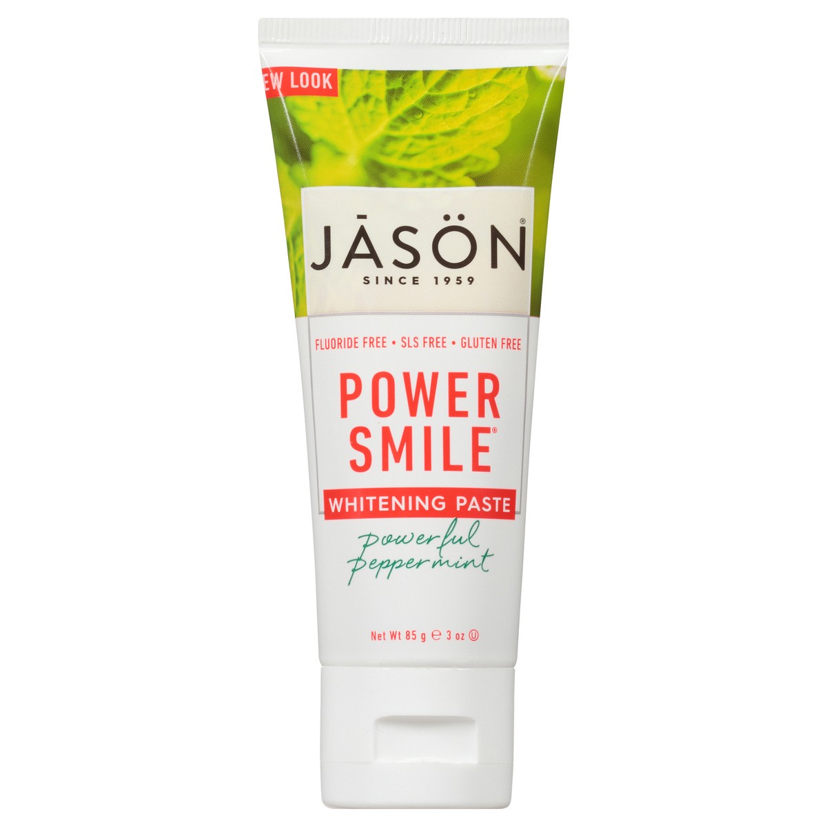 slide 1 of 7, JASON PowerSmile Powerful Peppermint Whitening Paste 3 oz. Tube, 3 oz