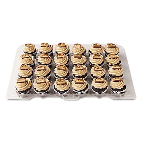 slide 1 of 1, Bakery Cupcake Cake Snickers 24 Count - Each, 24 ct