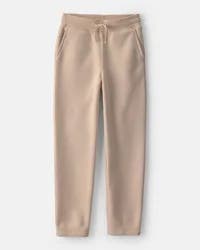 Oshkosh Boys Fleece Drawstring Knit Joggers - Tan Tan 10