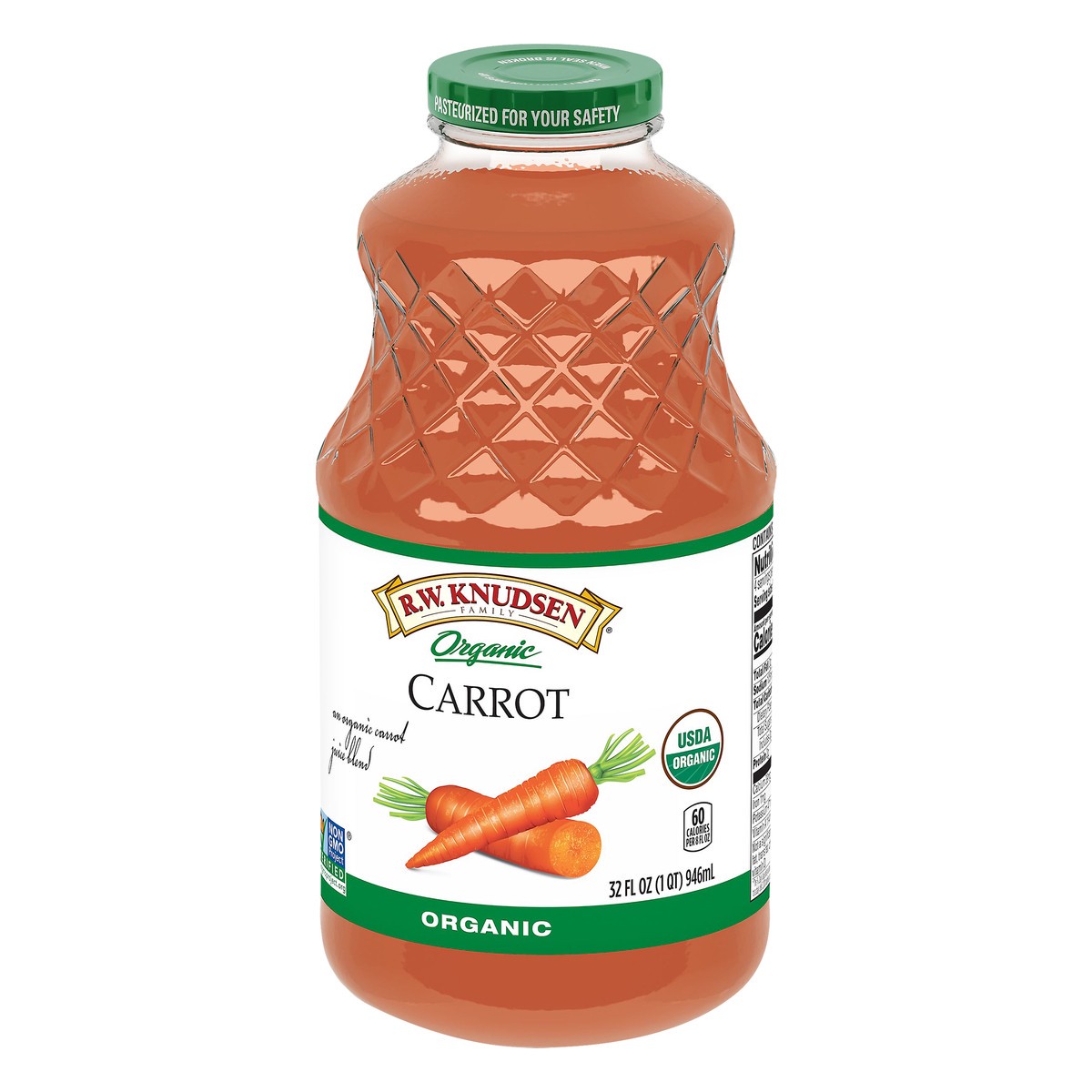 slide 2 of 7, RW Knudsen Family 100% Organic Carrot Juice Blend 32 fl oz, 32 oz